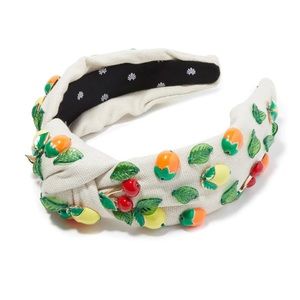 Lele Sadoughi fruit salad headband